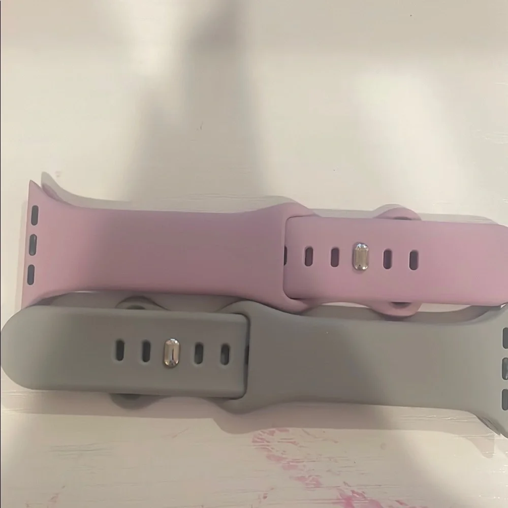 Pink and Gray Smartwatch Bands